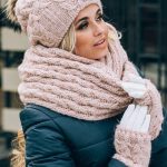 set schal und mütze damen
